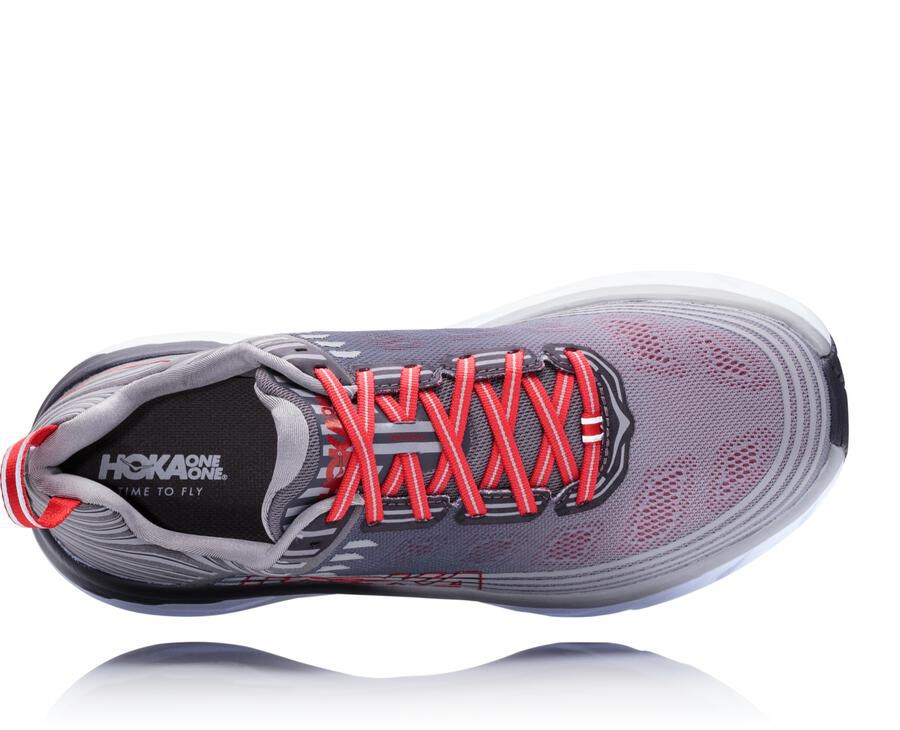 Tenis Hoka One One Masculino Cinzentas - Bondi 6 - 539-LMXGZD